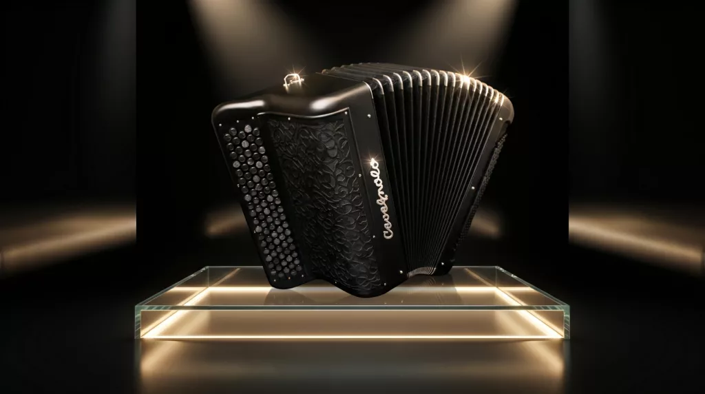 Accordéon Cavagnolo acoustique Century Noir satiné